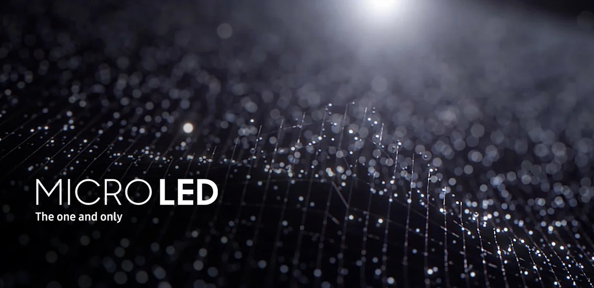 Samsung Micro LED em imagem oficial do fabricante