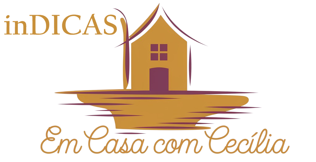Logotipo Em Casa com Cecília
